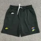 CN02黑 NK Black Embroidered Multicolor Logo Casual Short Pants