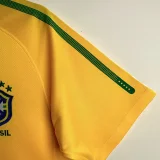 2010 Brazil Home Retro Soccer Jersey