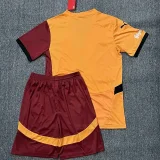 2024-25 Galatasaray Home Kids Soccer Jersey *右袖广告