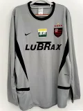 2002-2003 Flamengo GoalKeeper Grey Long Sleeve Retro Soccer Jersey (长袖)