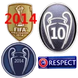 2014-2015 RMA Home Player Version 长袖球员 Long Sleeve Retro Soccer Jersey