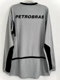 2002-2003 Flamengo GoalKeeper Grey Long Sleeve Retro Soccer Jersey (长袖)