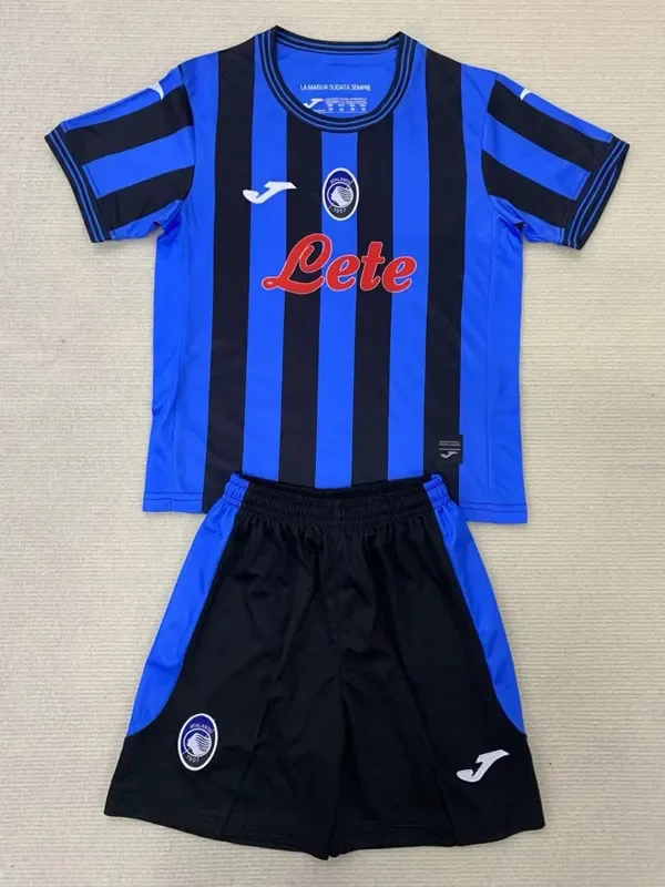 2024-25 Atalanta Home Kids Soccer Jersey 