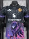 2024-25 Man Utd Black Purple Special Edition Player Version Training shirts