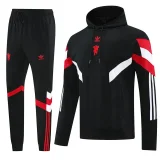 2024-25 Man Utd Black Hoodie Tracksuit (卫衣套装)