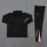 2024-25 PSG Black Hoodie Tracksuit (卫衣套装)