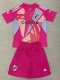 24-25 River Plate Pink Goalkeeper Kids Soccer Jersey