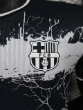 24-25 BAR Black White Special Edition Player Version Soccer Jersey