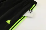 24-25 Man Utd Black Green Jacket Tracksuit #03