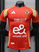 24-25 AL AHLY SC Home Player Version Soccer Jersey *开罗国民