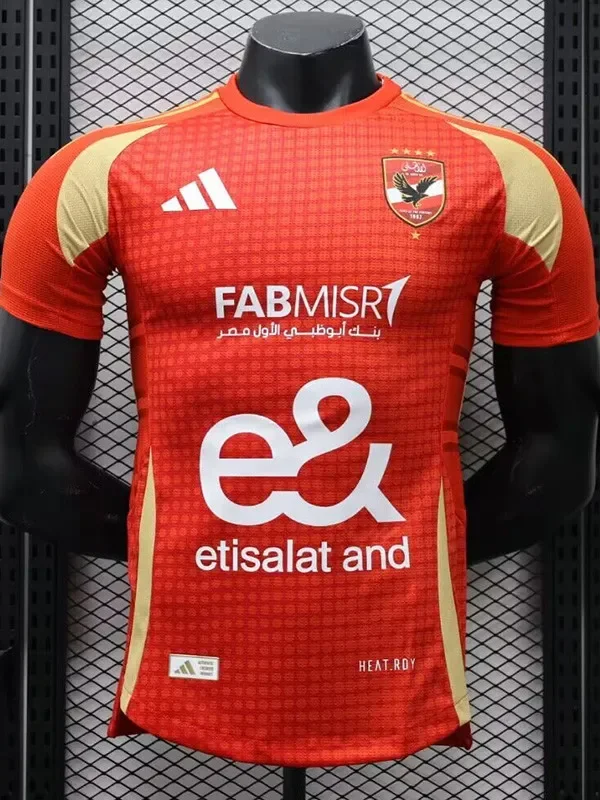 24-25 AL AHLY SC Home Player Version Soccer Jersey *开罗国民