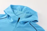24-25 Man City Light blue Hoodie Jacket Tracksuit #01