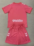 24-25 Real Betis Pink GoalKeeper Kids Soccer Jersey
