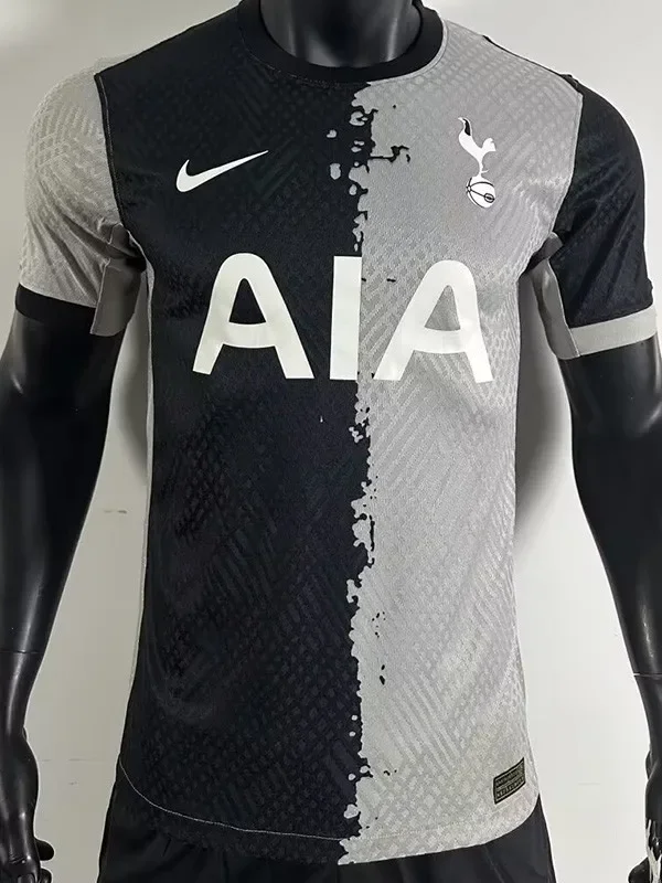 24-25 TOT Grey Black Special Edition Player Version Soccer Jersey