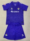 24-25 Real Betis Purple GoalKeeper Kids Soccer Jersey