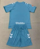 24-25 Real Betis Lake blue GoalKeeper Kids Soccer Jersey