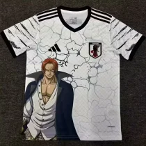24-25 Japan White Special Edition Fans Training Shirts *红发香克斯