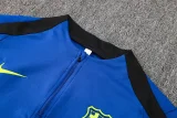 24-25 BAR Fancy blue Kids Half Pull Tracksuit (童装)(半拉链)