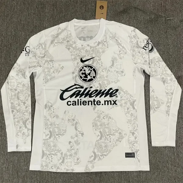 24-25 Club America White Goalkeeper Long Sleeve Soccer Jersey (长袖)