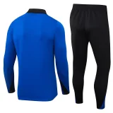 24-25 BAR Fancy blue Kids Half Pull Tracksuit (童装)(半拉链)