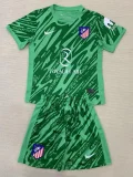 24-25 ATM Green GoalKeeper Kids Soccer Jersey