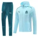 2024-25 Marseille Light blue Hoodie Jacket Tracksuit #01