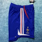 2006 France Home Blue Retro Shorts Pants