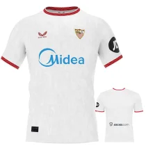 24-25 Sevilla Home Fans Soccer Jersey *Midea广告