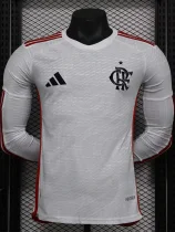 24-25 Flamengo Away Long Sleeve Player Version Soccer Jersey (长袖球员)