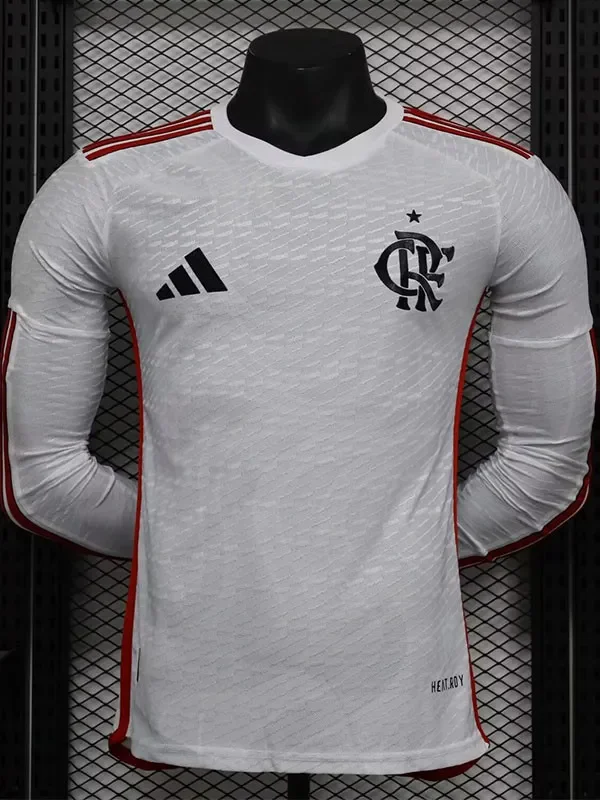 24-25 Flamengo Away Long Sleeve Player Version Soccer Jersey (长袖球员)