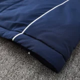 24-25 Royal Blue Hooded Windbreaker Fabric Cotton Coat  #G229光板