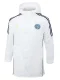 24-25 Ajax White Hooded Windbreaker Fabric Cotton Coat  #G188