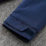 24-25 Royal Blue Hooded Windbreaker Fabric Cotton Coat  #G229光板