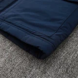 24-25 Royal Blue Hooded Windbreaker Fabric Cotton Coat #G263光板