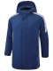 24-25 Royal Blue Hooded Windbreaker Fabric Cotton Coat  #G229光板