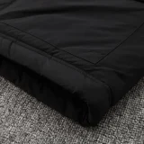24-25 Black Hooded Windbreaker Fabric Cotton Coat #G264光板
