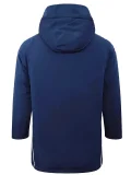 24-25 Royal Blue Hooded Windbreaker Fabric Cotton Coat  #G229光板