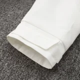 24-25 Ajax White Hooded Windbreaker Fabric Cotton Coat  #G188