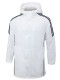24-25 White Hooded Windbreaker Fabric Cotton Coat  #G228光板