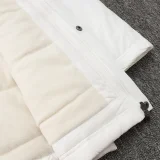 24-25 Dortmund White Hooded Windbreaker Fabric Cotton Coat #G251