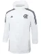 24-25 Flamengo White Hooded Windbreaker Fabric Cotton Coat #G205(黑标)