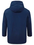 24-25 Dortmund Royal Blue Hooded Windbreaker Fabric Cotton Coat #G252