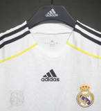 2009-2010 RMA Home Player Version 长袖球员 Long Sleeve Retro Soccer Jersey