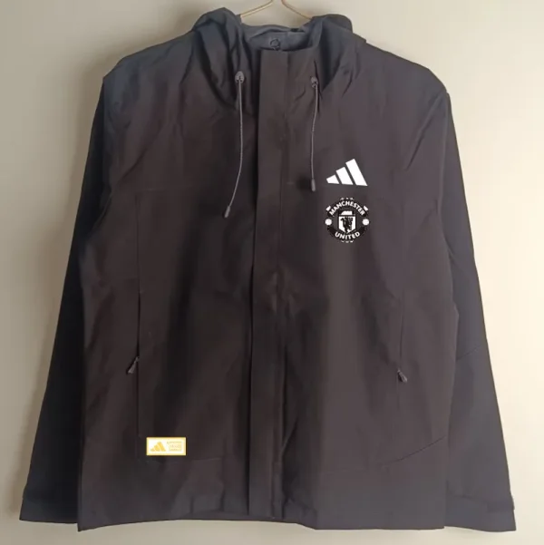24-25 Man Utd Black Windbreaker