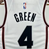 24-25 ROCKETS GREEN #4 White City Edition Top Quality Hot Pressing NBA Jersey
