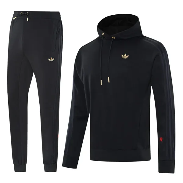 2025 AD Black Commemorative Edition Hoodie Tracksuit (卫衣套装)