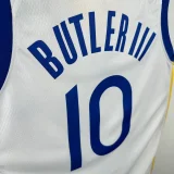 22-23 WARRIORS BUTLERIII #10 White Top Quality Hot Pressing NBA Jersey (V领)