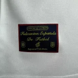 1996 Spain Away White Retro Soccer Jersey