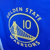 22-23 WARRIORS BUTLERIII #10 Blue Top Quality Hot Pressing NBA Jersey (V领)