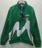 24-25 Mexico Lake blue & Green Double Sided Windbreaker (双面风衣)
